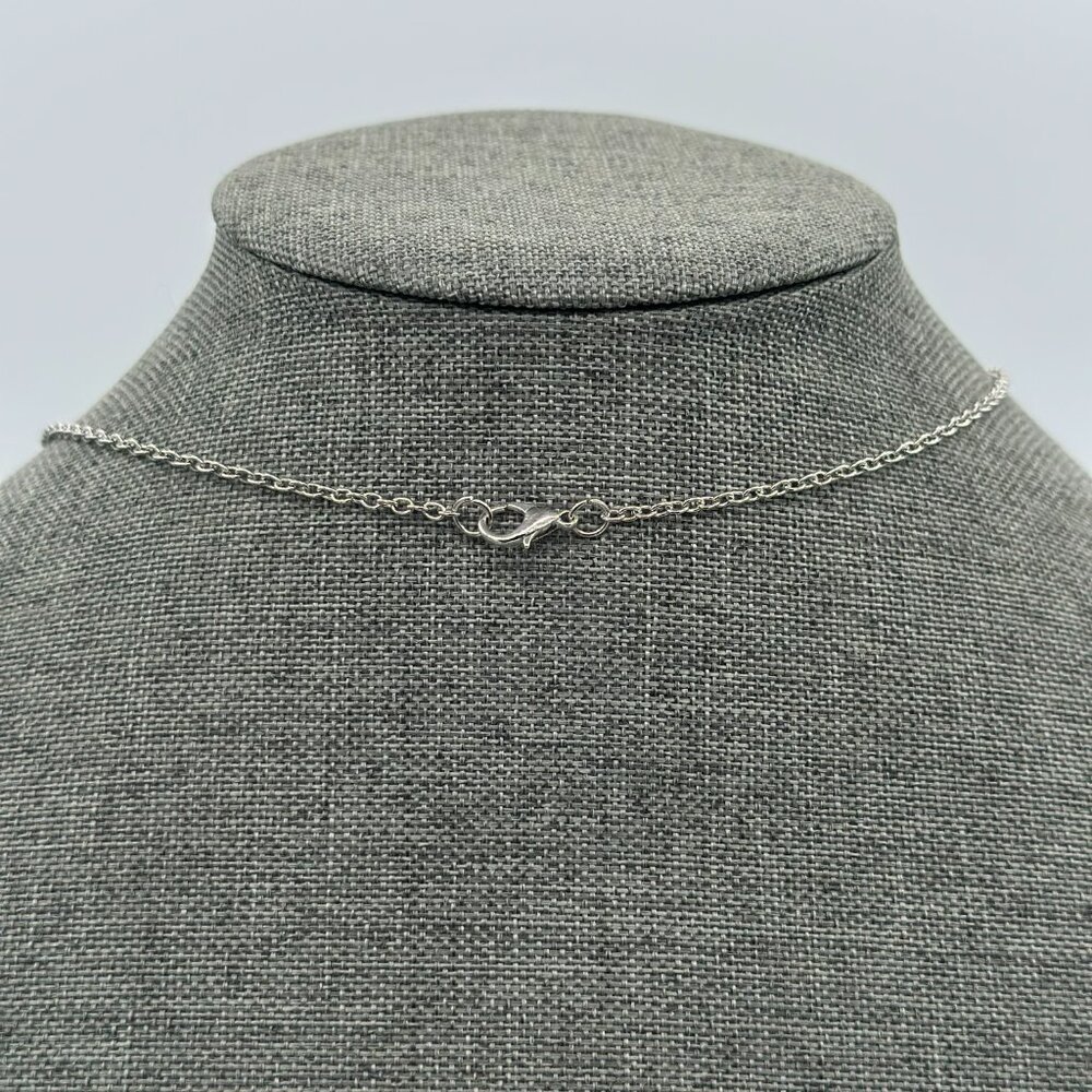 NWT Silver Heart Locket Necklace – “I Love You” Engraved Pendant - Picture 4 of 5